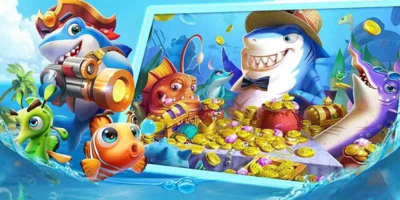 Súng tiểu liên trong game bắn cá Tiểu Tiên Cá